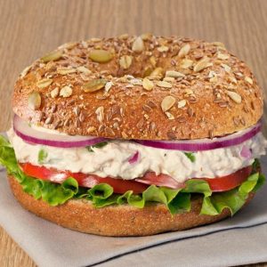 road Nosh Catering Bagel with Tuna Salad