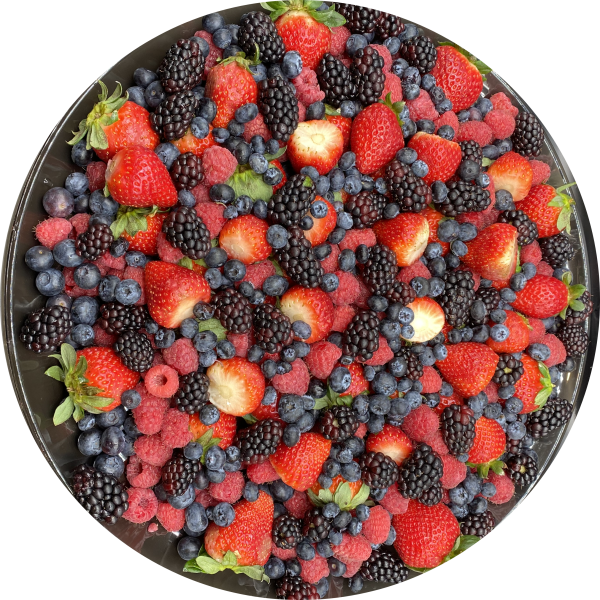 Mixed Berries Platter Broad Nosh Bagels Catering