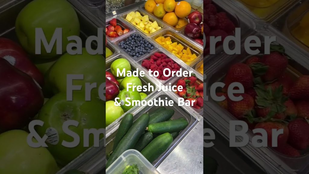 Come and enjoy our made to order Broad Nosh fresh juice and fruit vegetable smoothie bar #bagels