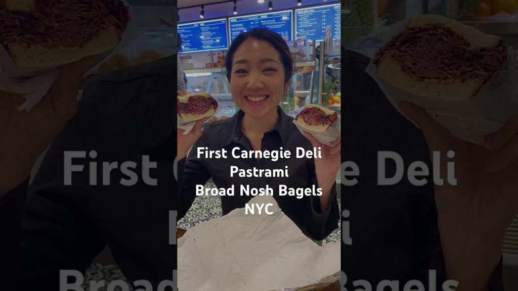 Carnegie Deli Pastrami Broad Nosh Bagels NYC #shorts