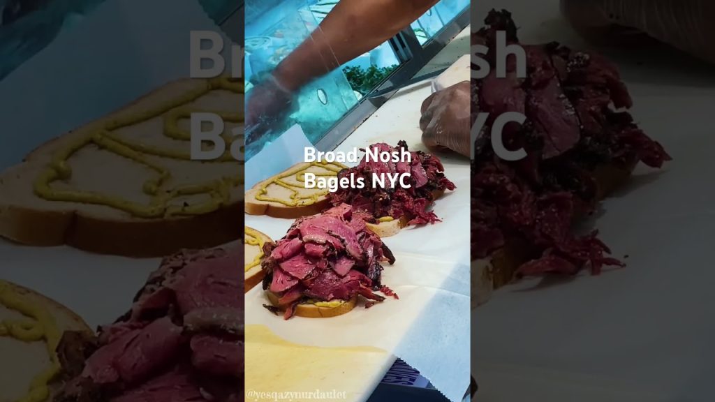 Broad Nosh Bagels NYC #bagels #shorts