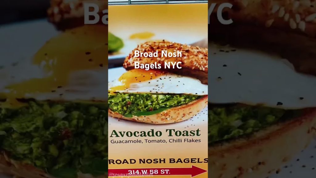 Broad Nosh Bagels NYC Best Rated Google 4.9 Over 1600 Reviews #shorts