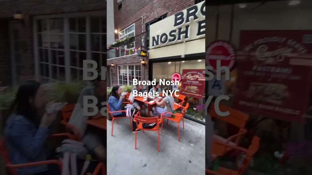 Broad Nosh Bagels NYC #shorts