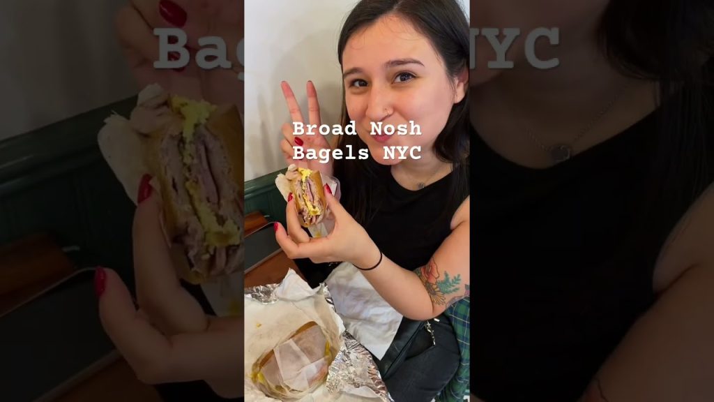 Broad Nosh Bagels NYC #shorts