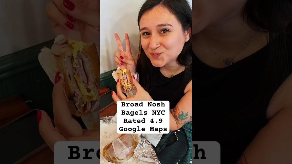 Best Rated Bagel Deli NYC 4.9 Rating Google Maps #shorts