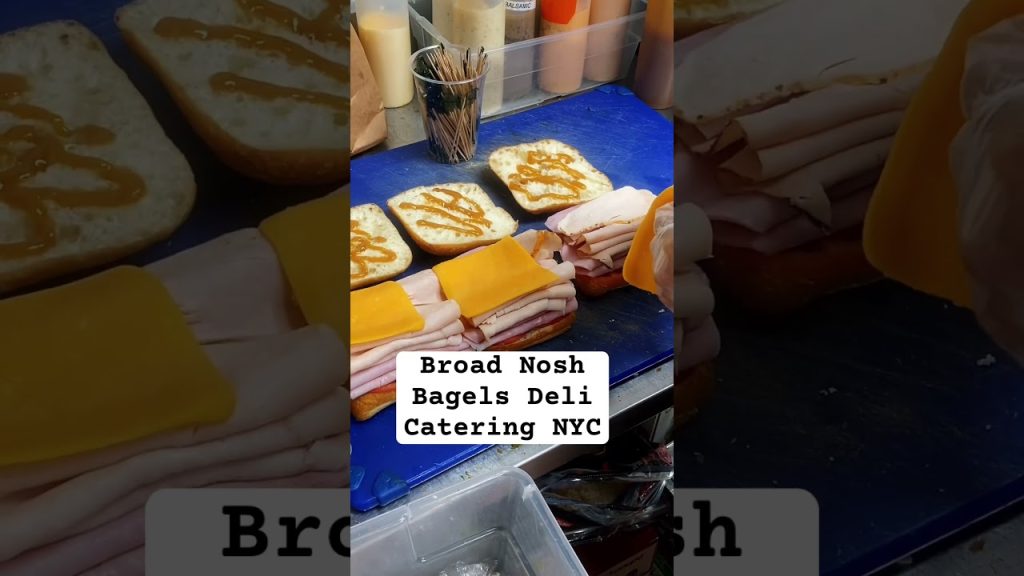 Broad Nosh Bagels Deli Catering NYC #shorts