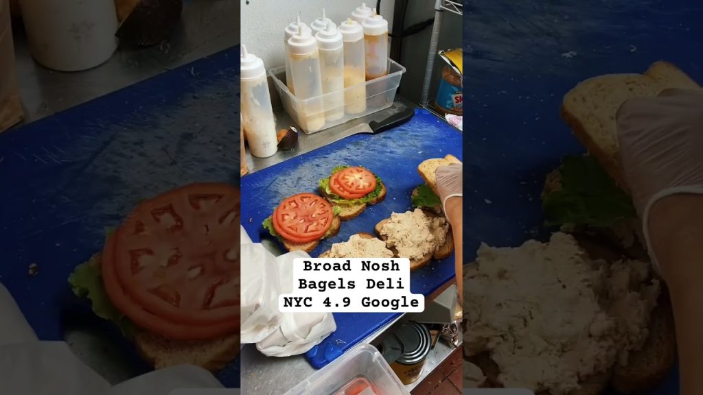 Broad Nosh Bagels Deli Catering NYC #shorts