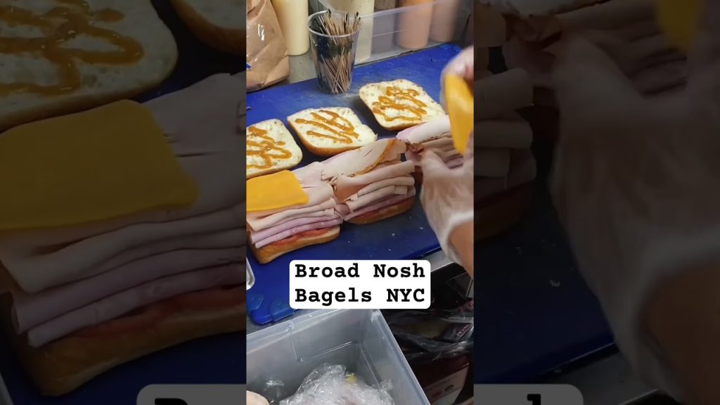 Broad Nosh Bagels NYC #shorts