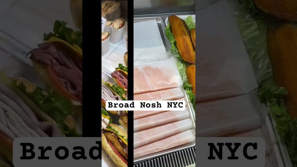 Broad Nosh Bagels Deli NYC #shorts