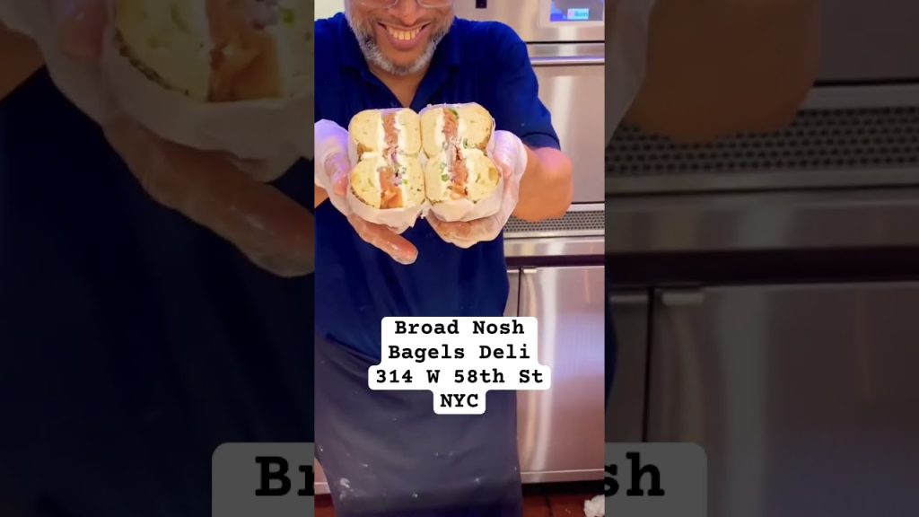 Broad Nosh Bagels Deli NYC #shorts