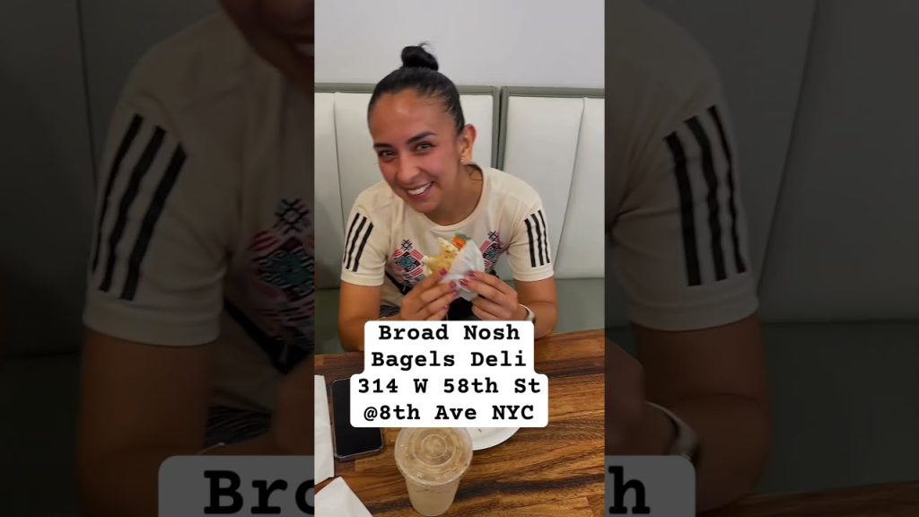 Broad Nosh Bagels 314 W 58th St NYC #shorts