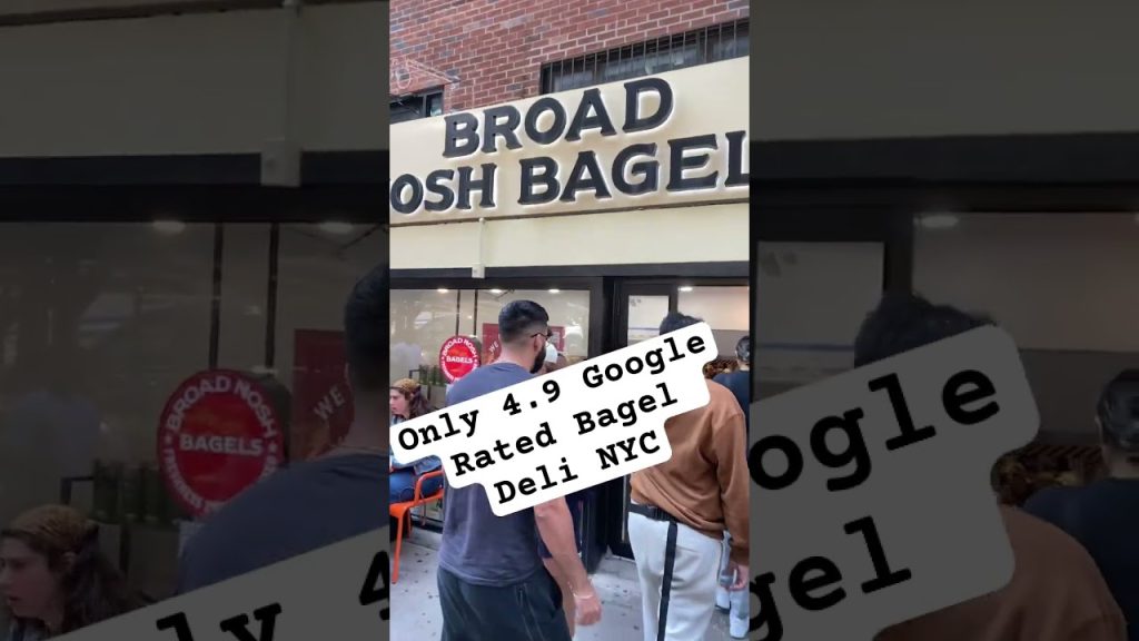 Only 4.9 Google Rated Bagel Deli NYC #shorts