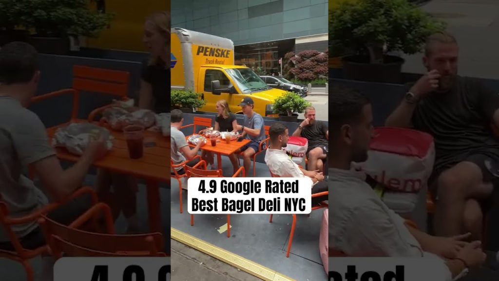 4.9 Google Rated Best Bagel Deli NYC #shorts