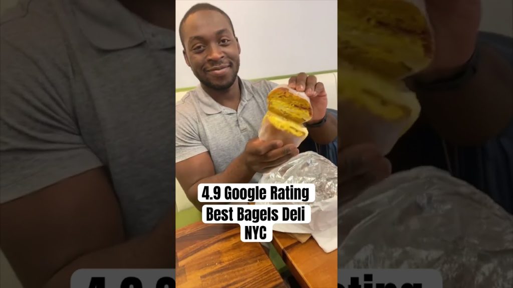 4.9 Google Rating Best Bagels NYC #shorts