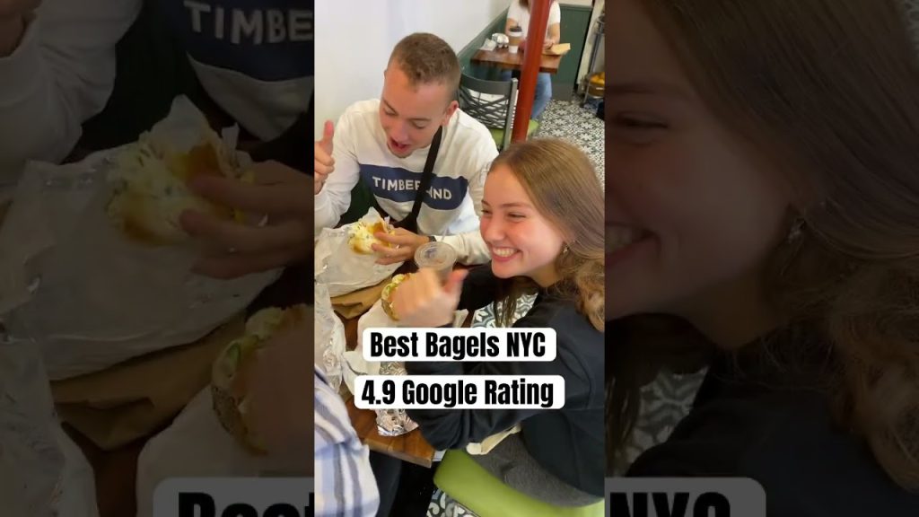 4.9 Google Rating Best Bagels NYC #shorts