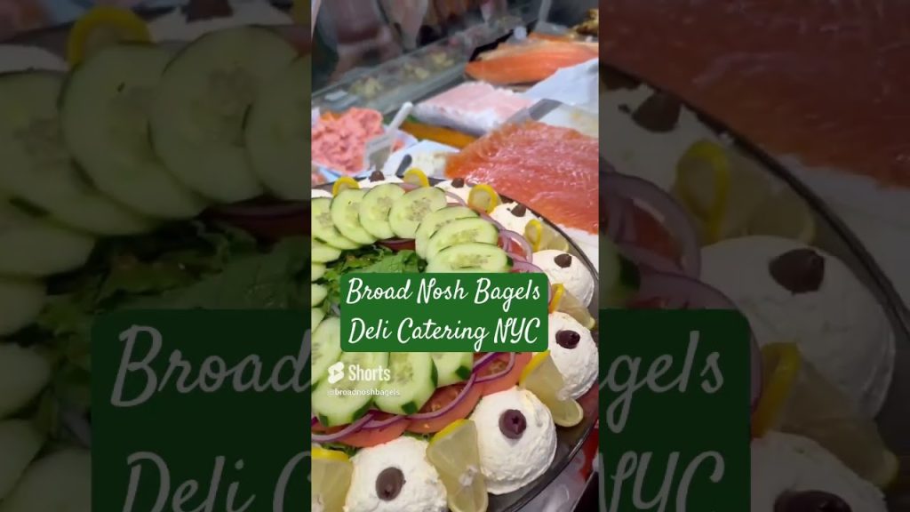 Broad nosh bagels deli catering New York City nyc #shorts