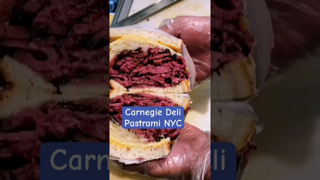 Carnegie Deli Pastrami Sandwiches NYC #shorts