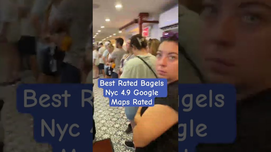 Best rated bagels nyc 4.9 google maps #shorts