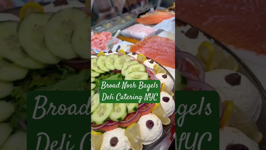 Broad nosh bagels deli catering nyc #bagels #catering #shorts