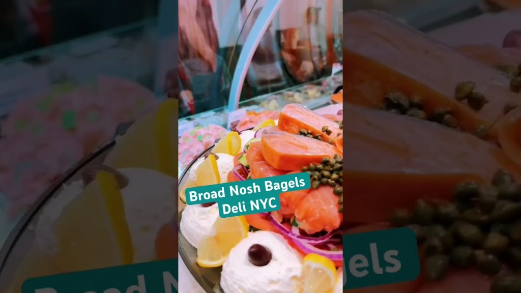 Broad Nosh bagels deli nyc #bagels #shorts