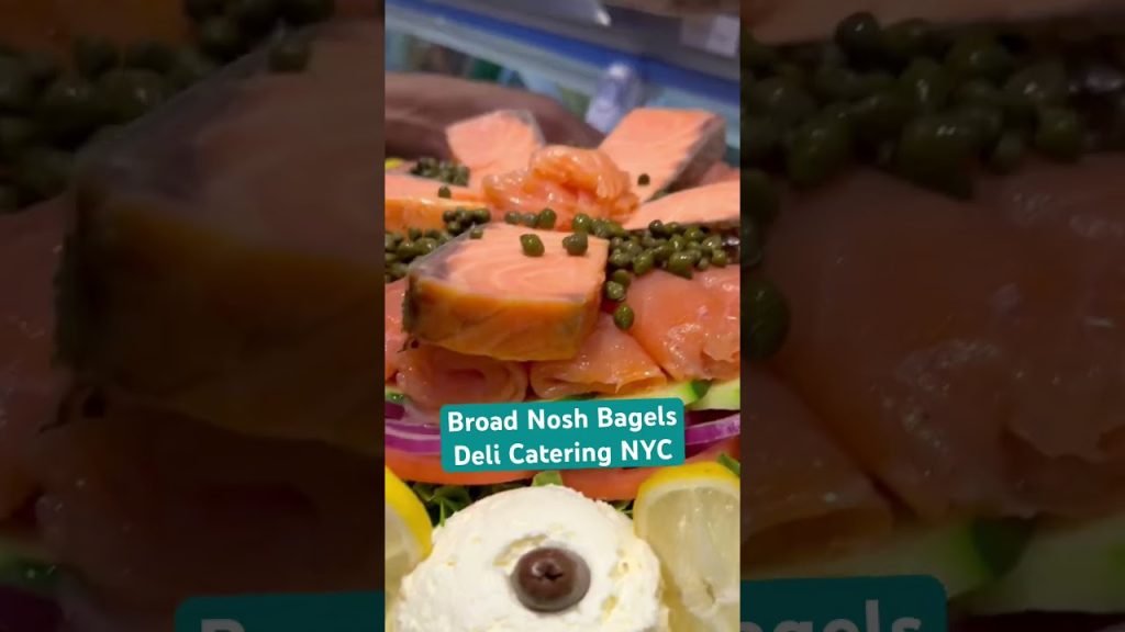 Broad Nosh Bagels Deli Catering NYC #catering #shorts