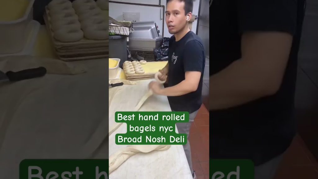 Best bagels New York City. Broad nosh deli nyc #shorts