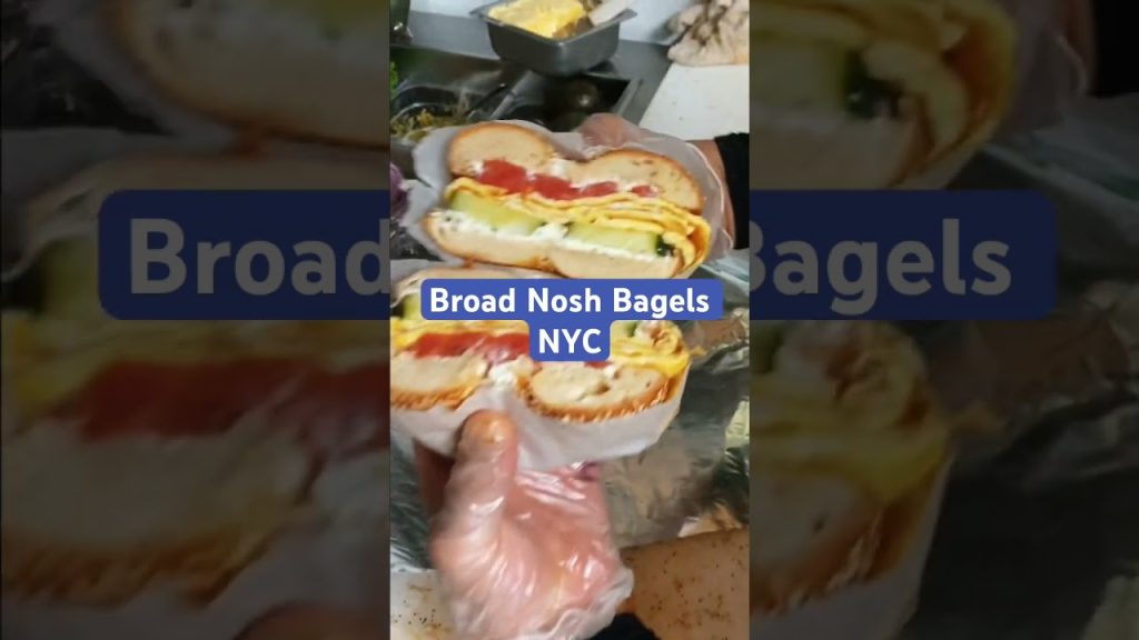 Broad nosh bagels nyc catering #shorts