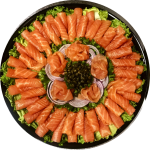 Nova Lox And Capers Onions Platter