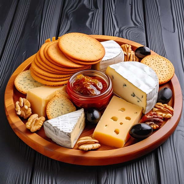 Broad Nosh Bagel Deli Catering Cheese & Cracker Platter