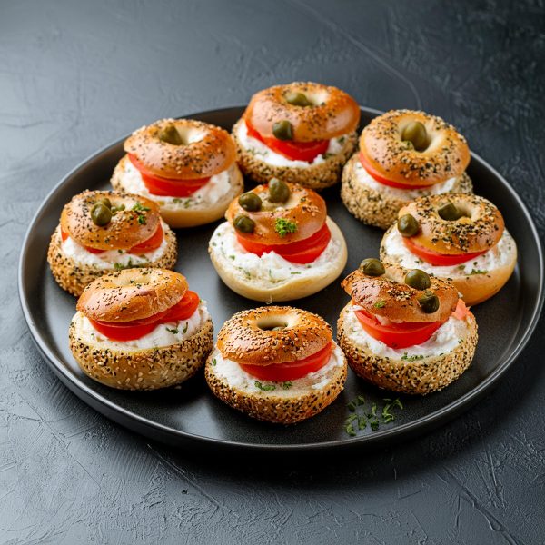 Broad Nosh Bagel Deli Catering Bagel Cream Cheese Platter