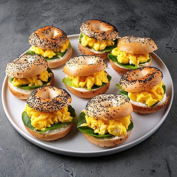 Broad Nosh Bagel Deli Catering Breakfast Sandwich Egg Platter