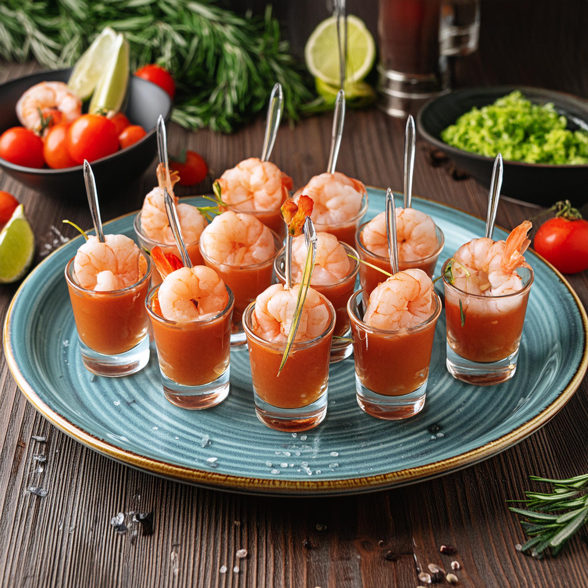 Broad Nosh Bagel Deli Catering Skewered Shrimp Cocktail
