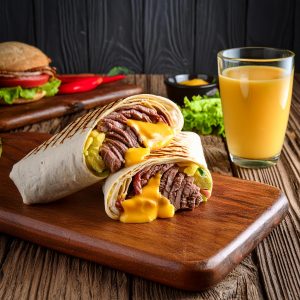 Steak & Egg Breakfast Burrito