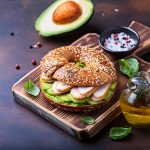 Broad Nosh Bagel Deli Catering Turkey Avocado Sandwich