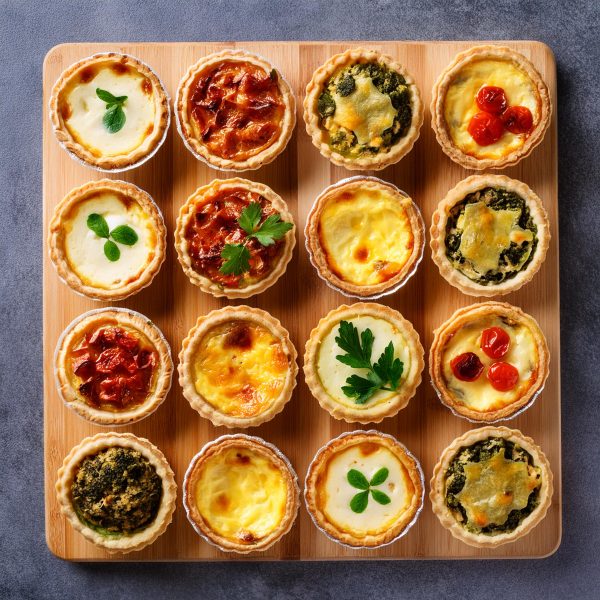 Broad Nosh Bagels Deli Catering Assorted Mini Quiche