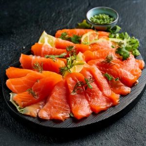 Smoked Salmon Lox & Cream Cheese Platter